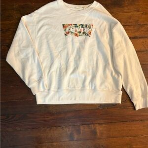 Levi's Off-White Floral Graphic Men's Sweater